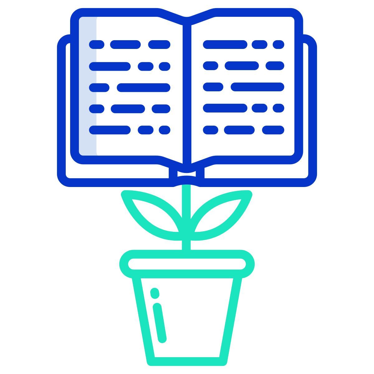 growing knowledge icon