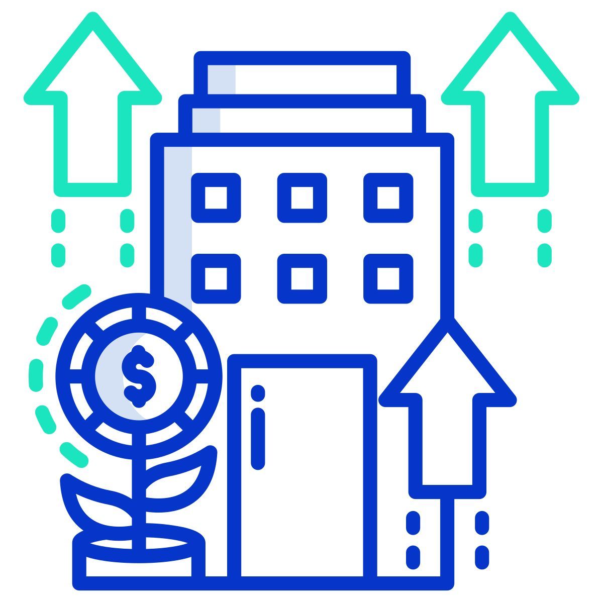 financial growth icon