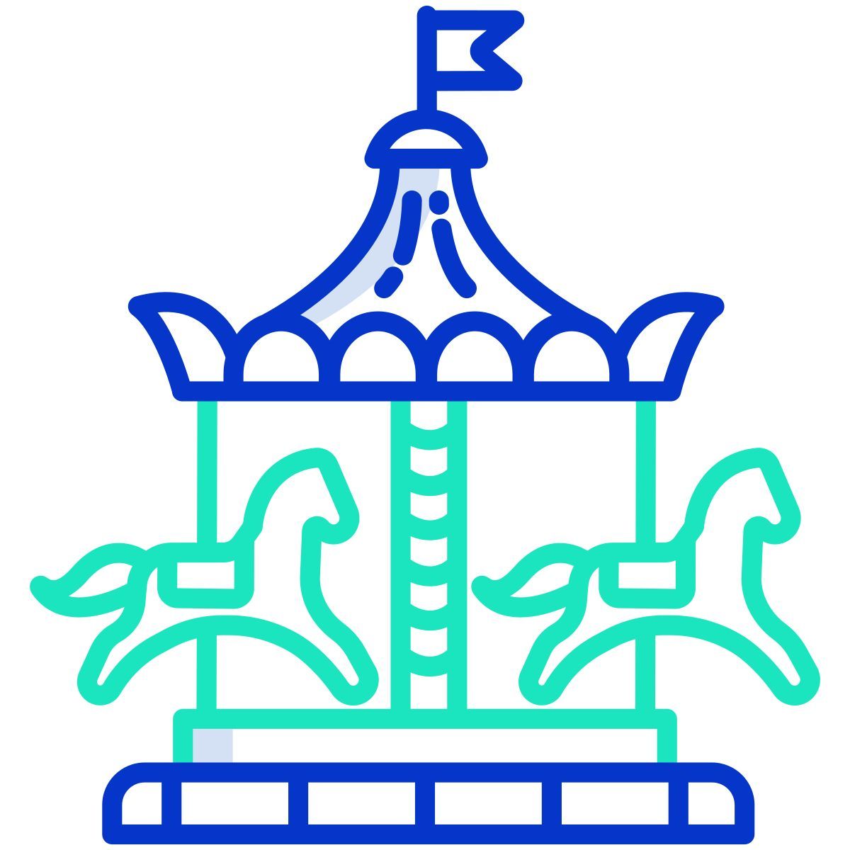 horse ride icon