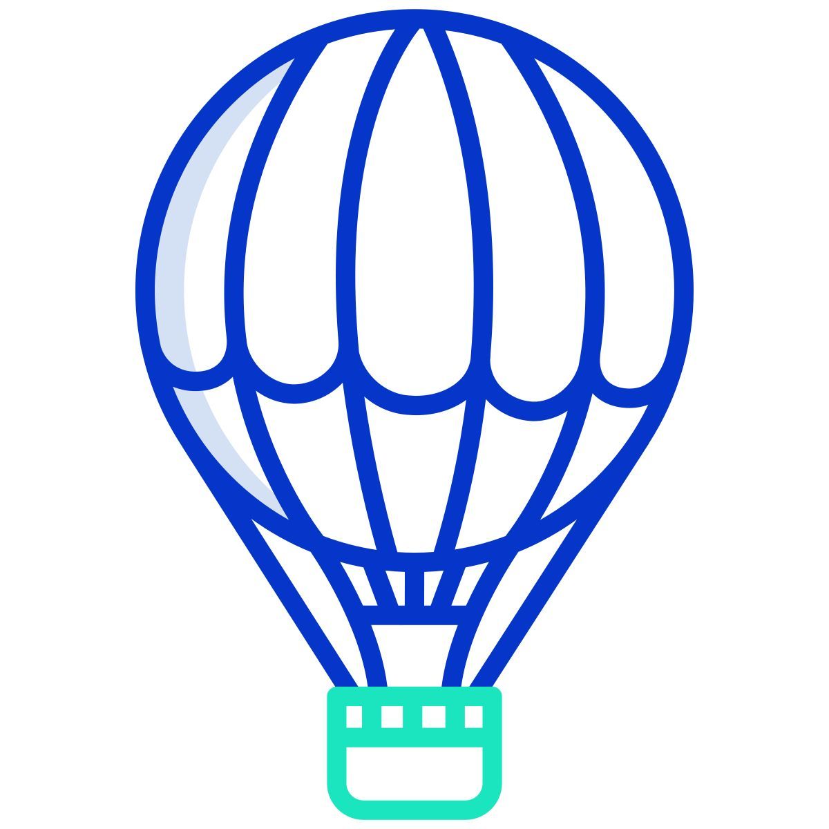 hot air balloon icon