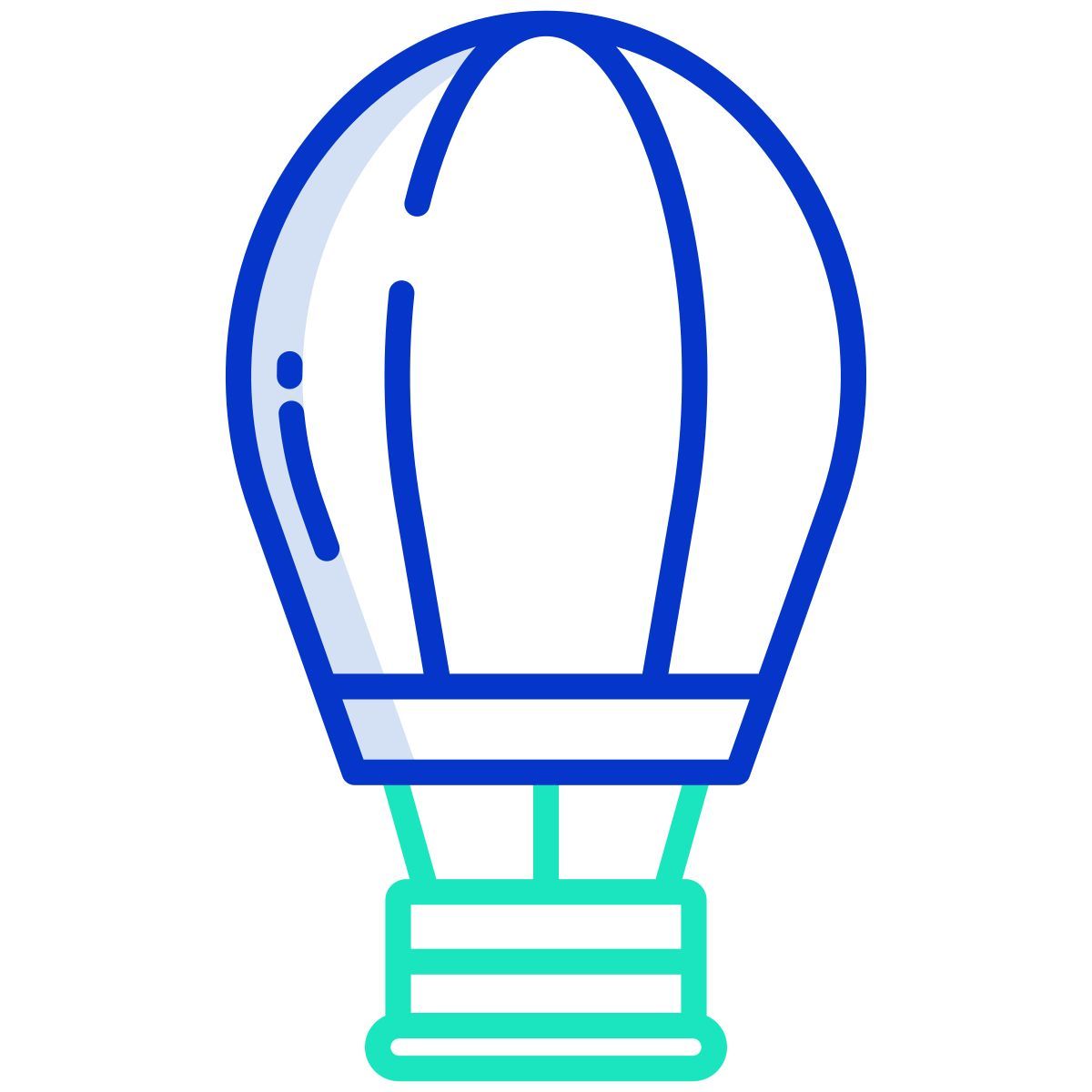 hot air balloon icon