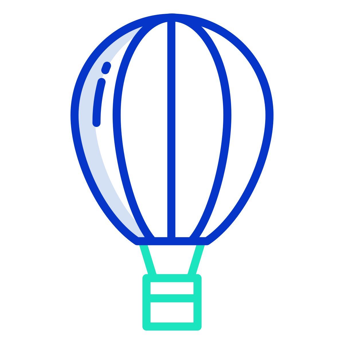 hot air balloon icon