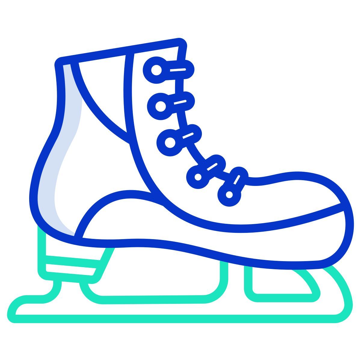 sapatos de patinação no gelo icon