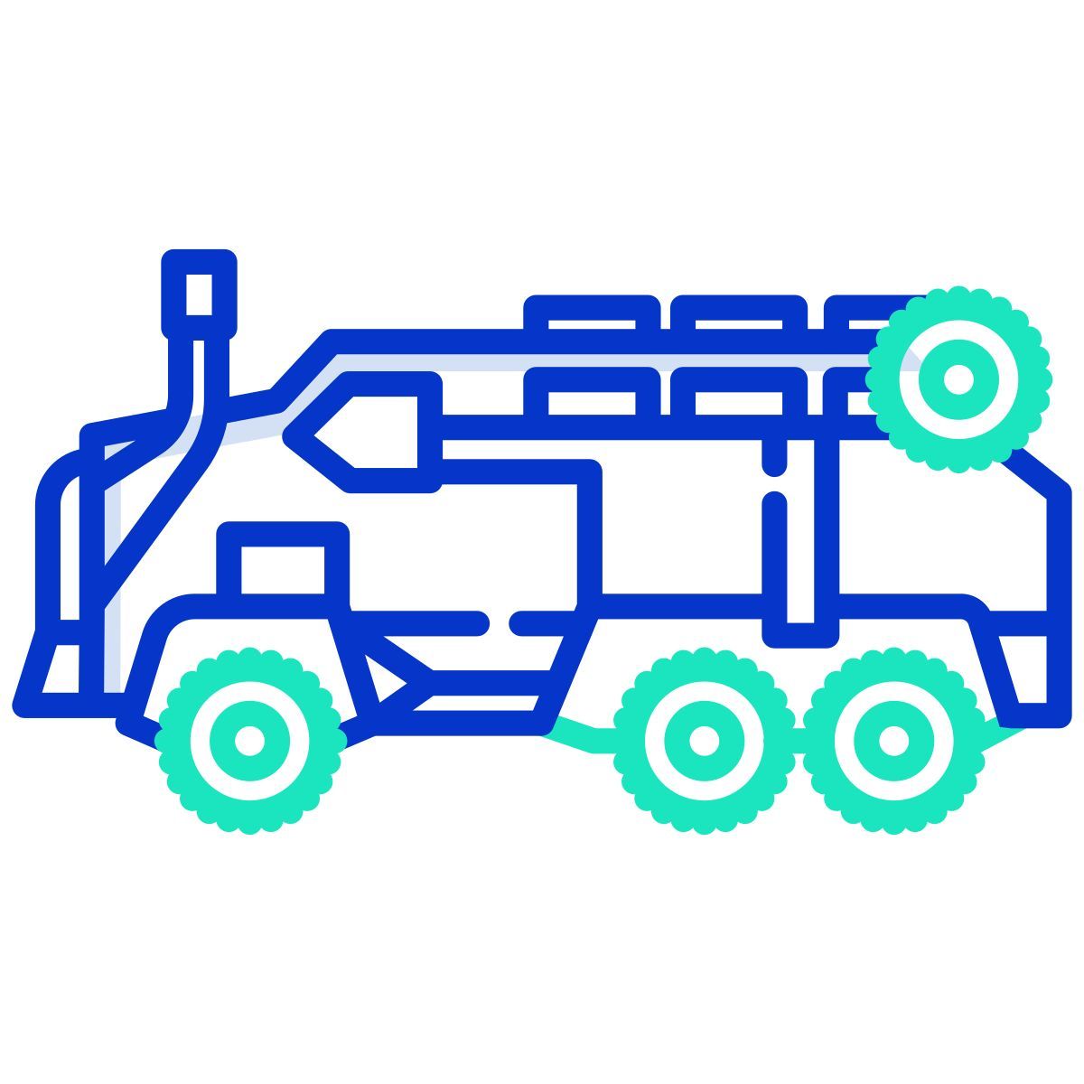military vehicle icon