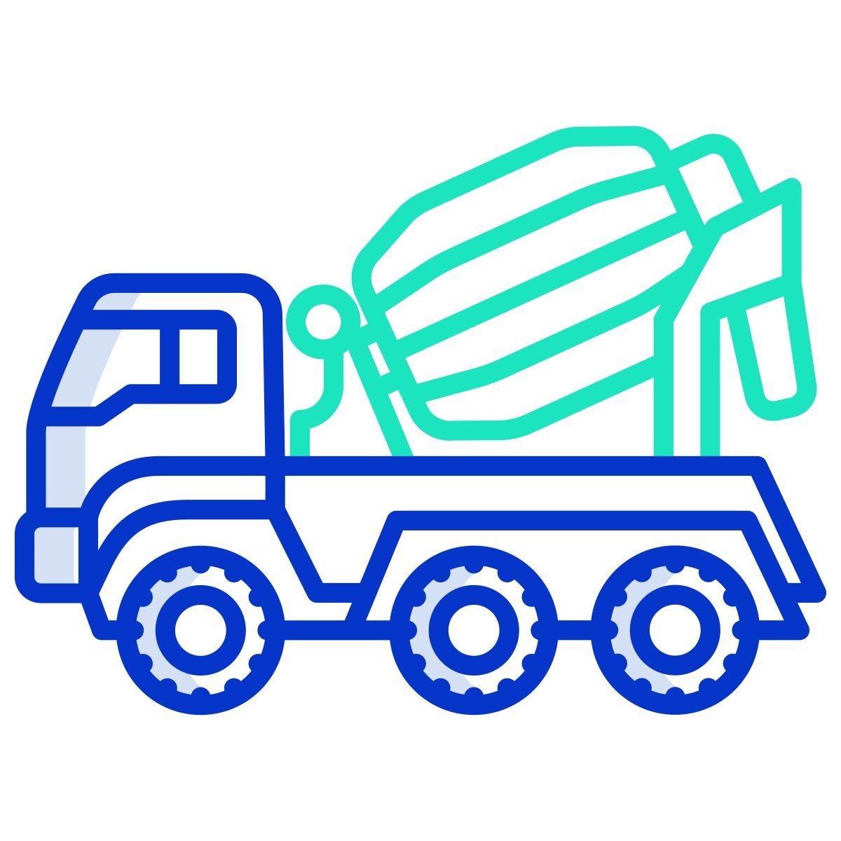 mixer truck icon
