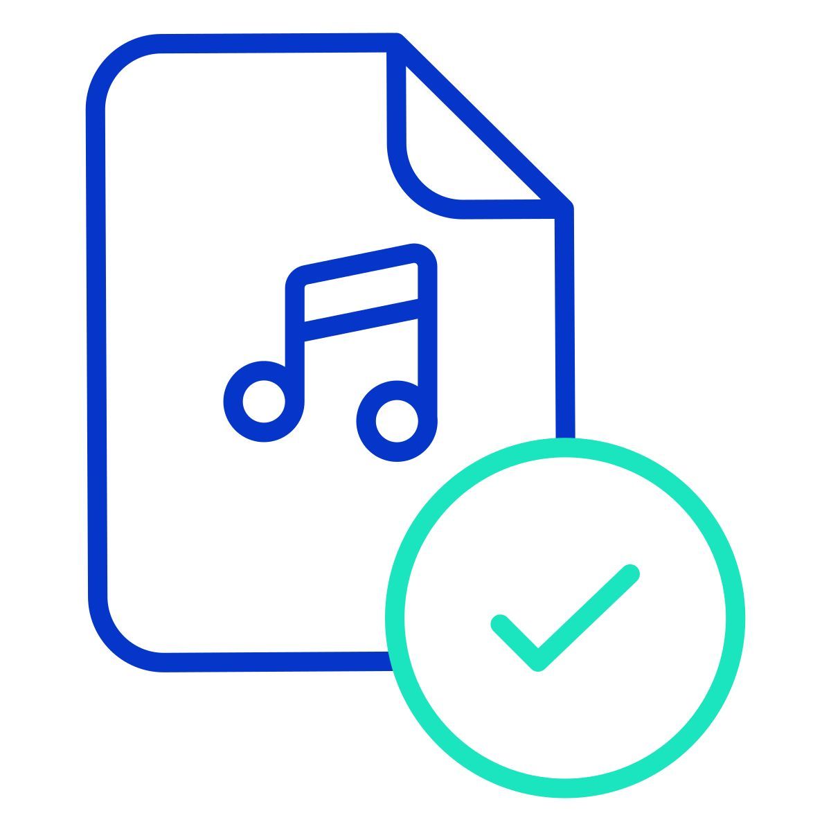 fichier musical icon