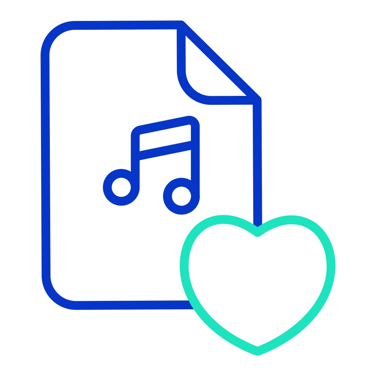 fichier musical icon