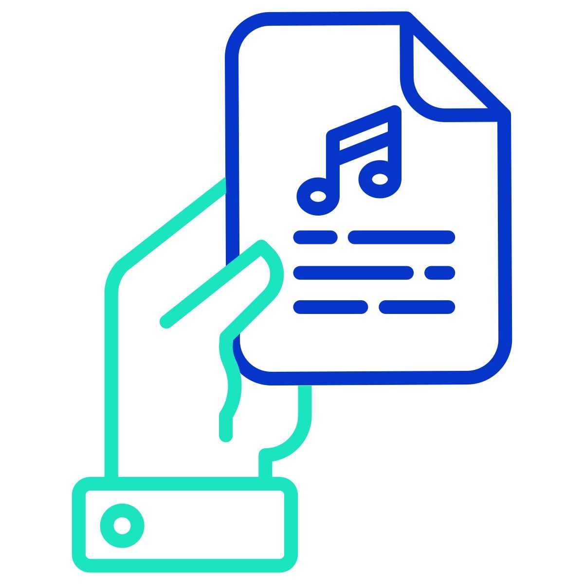 fichier musical icon