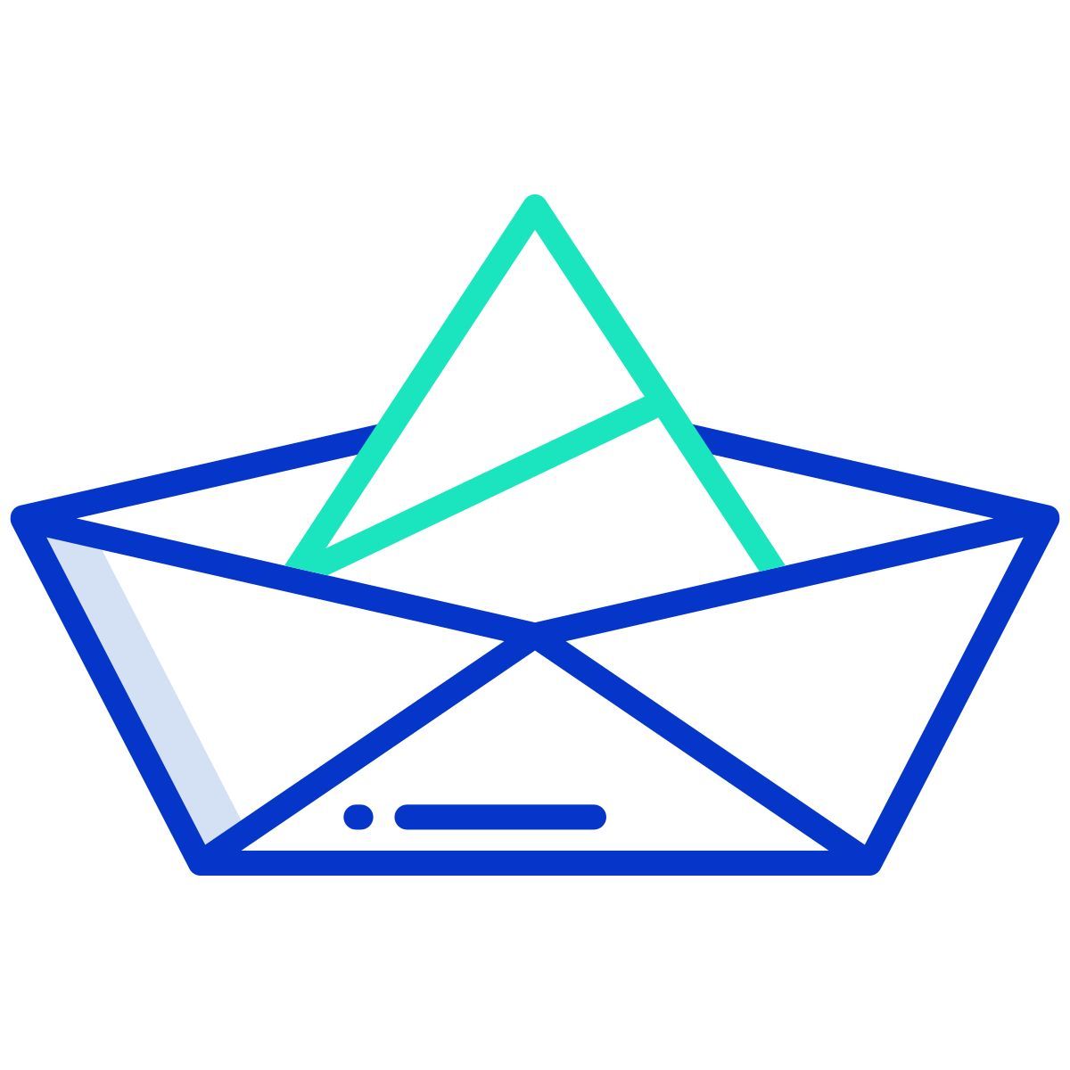paper boat icon
