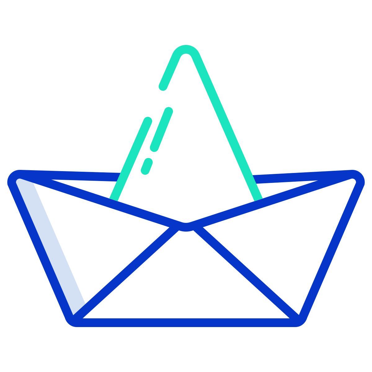 paper boat icon