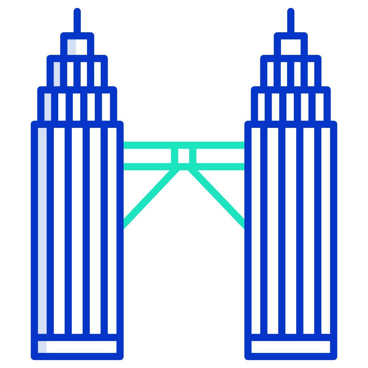 petronas twin tower icon