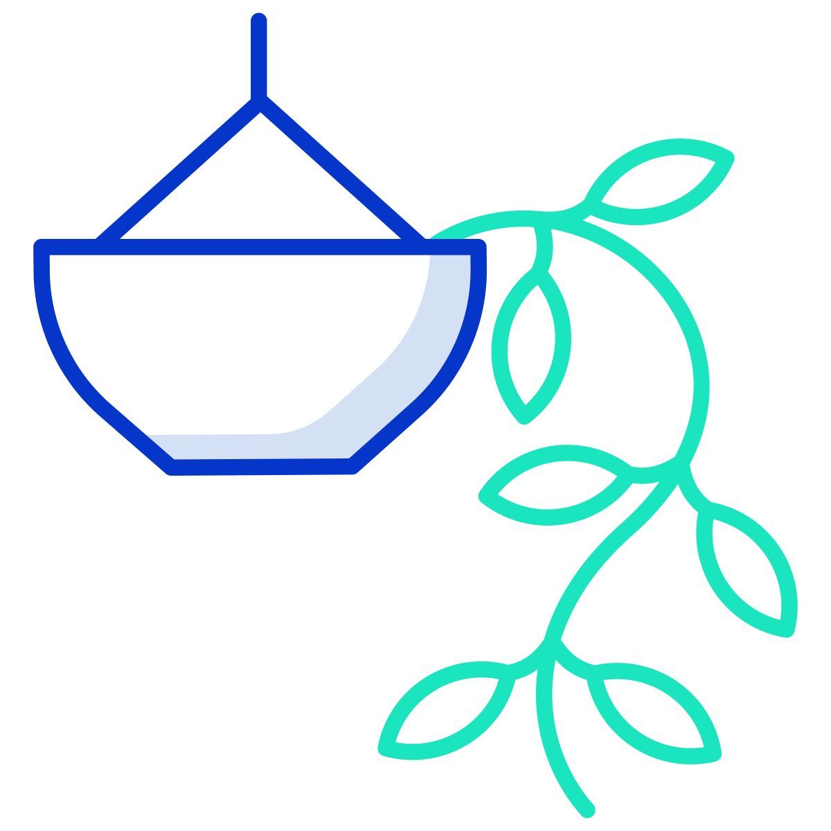 pflanze in der sonne icon