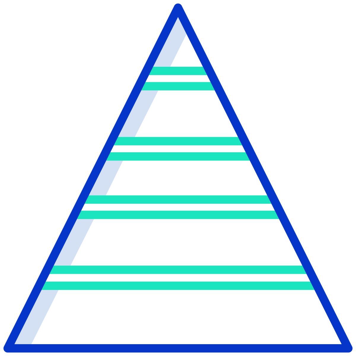 Gráfico de pirámide icon