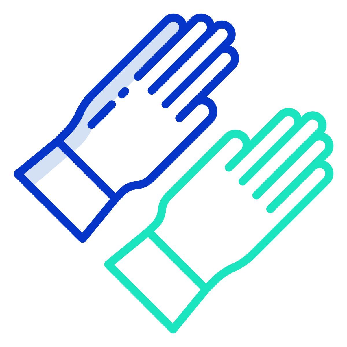 rubber gloves icon