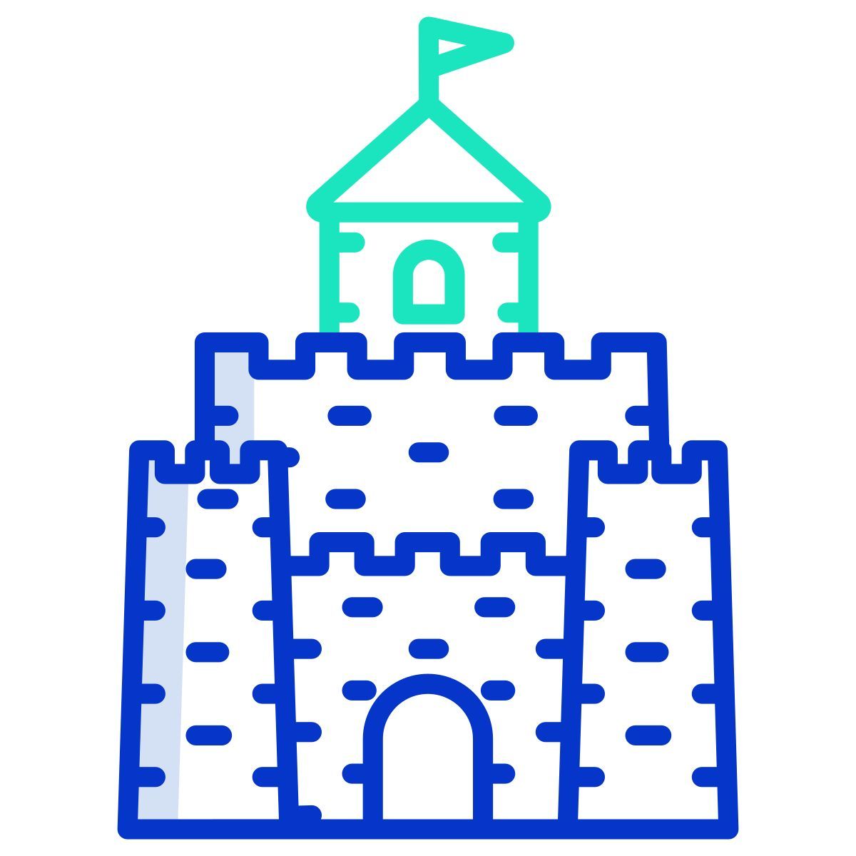 sand castle icon