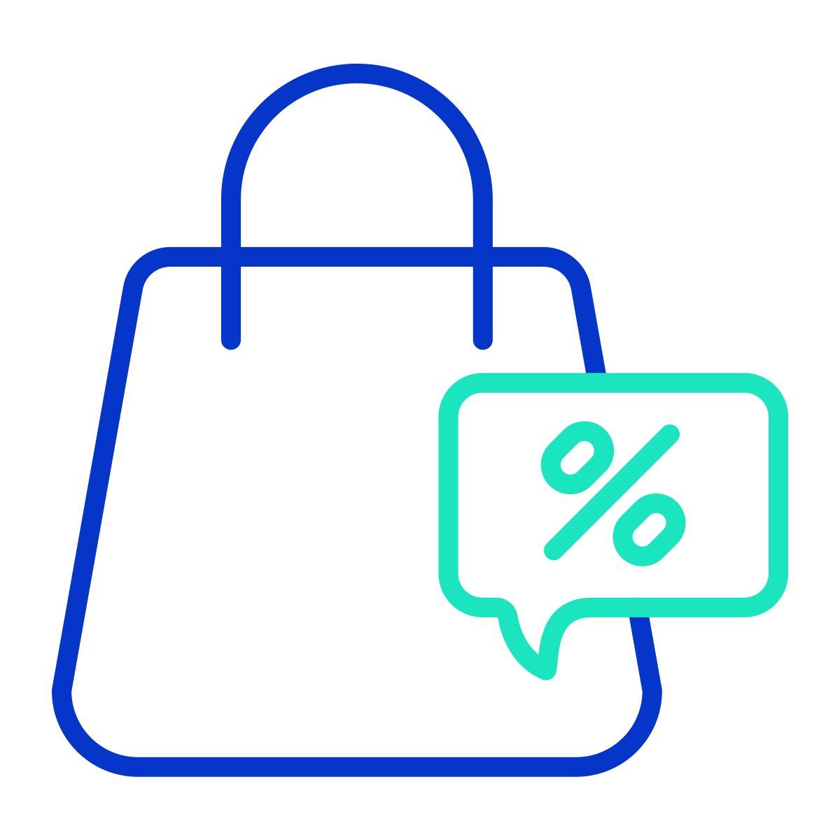 shopping bag icon