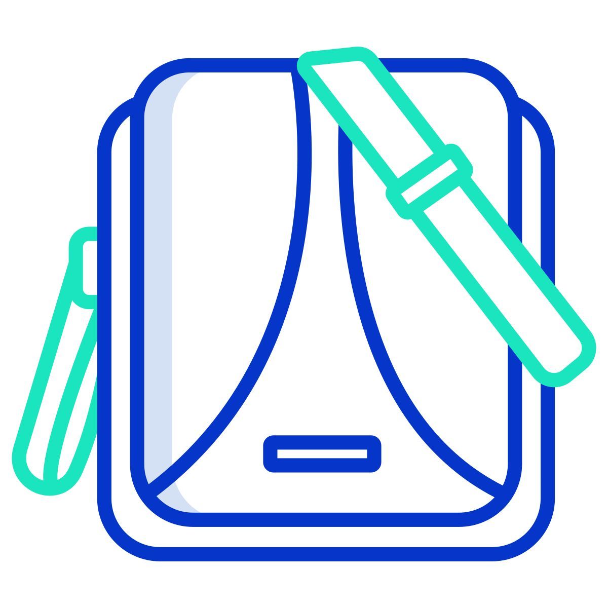 borsa a tracolla icon