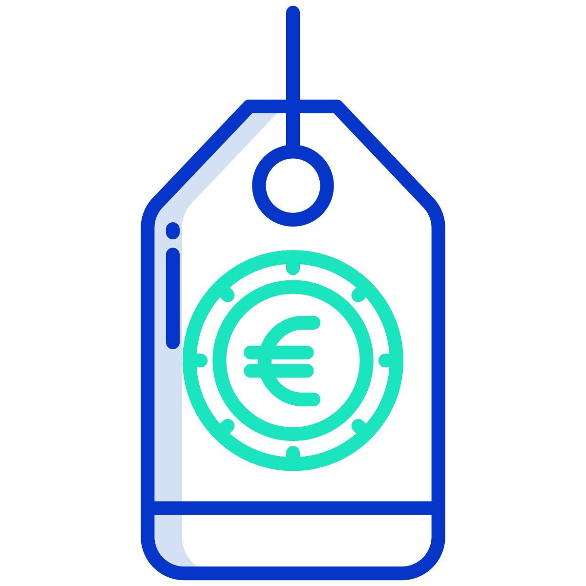 euro tag icon