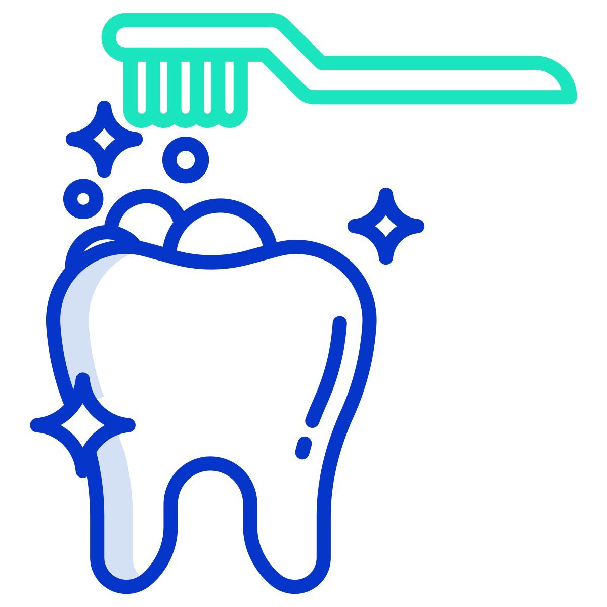 teeth cleaning icon