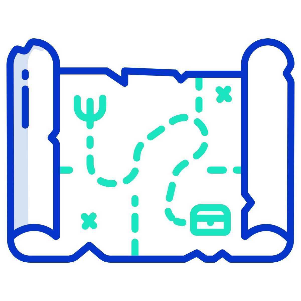 treasure map icon
