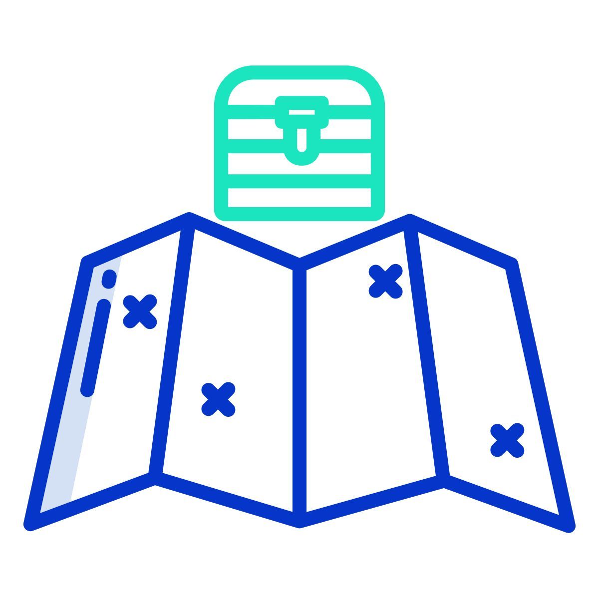 treasure map icon