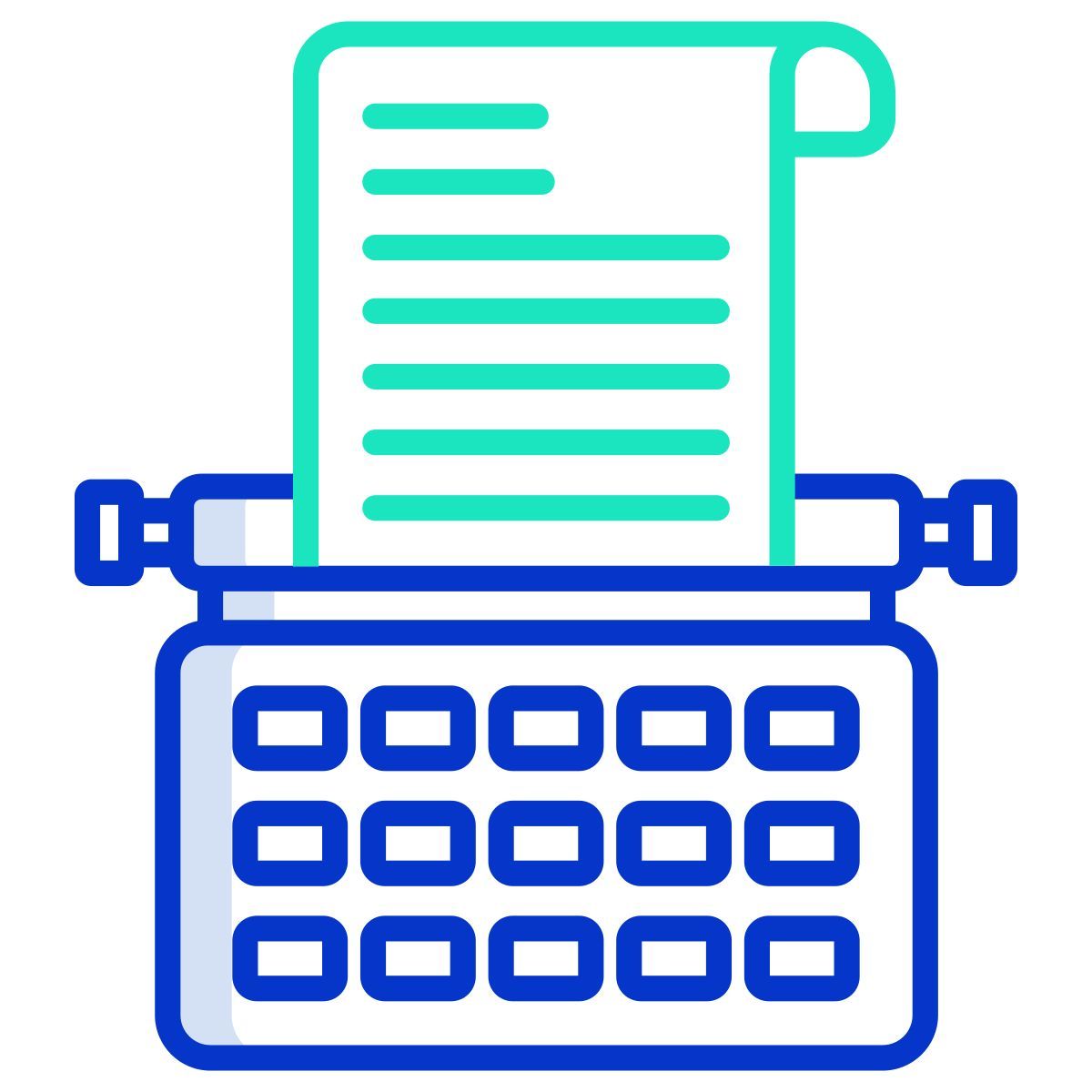 typewriter icon