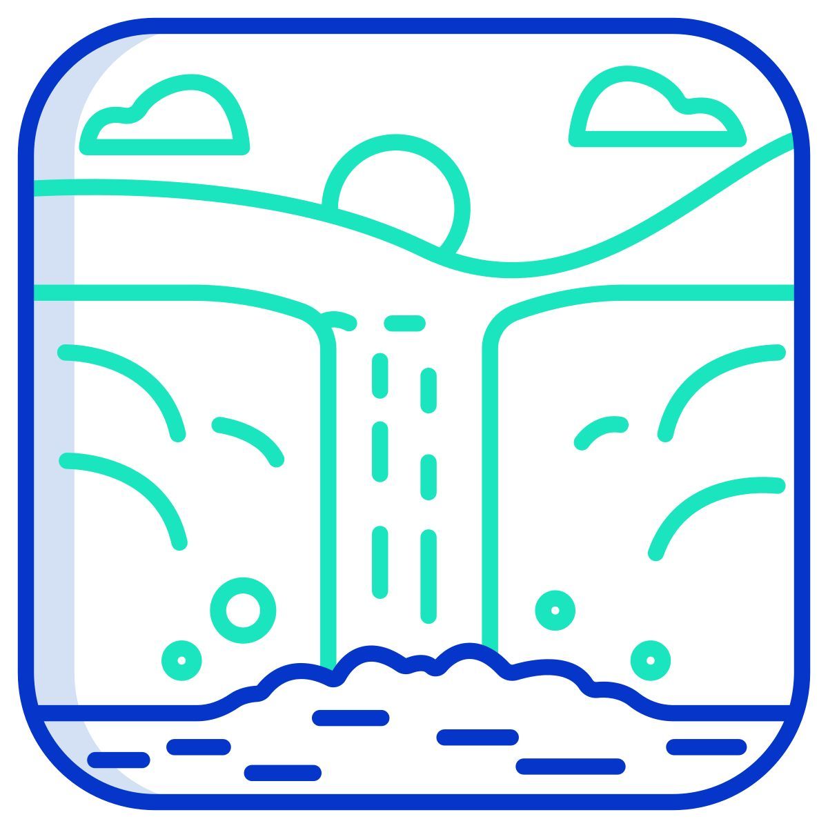 waterfall icon