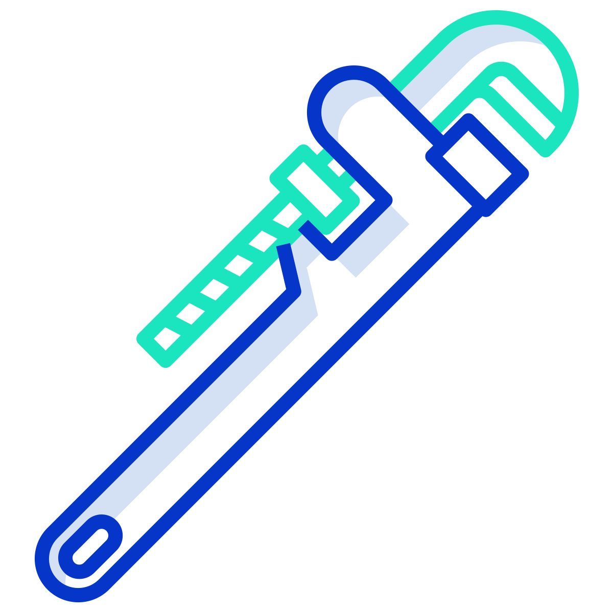 pipe wrench icon