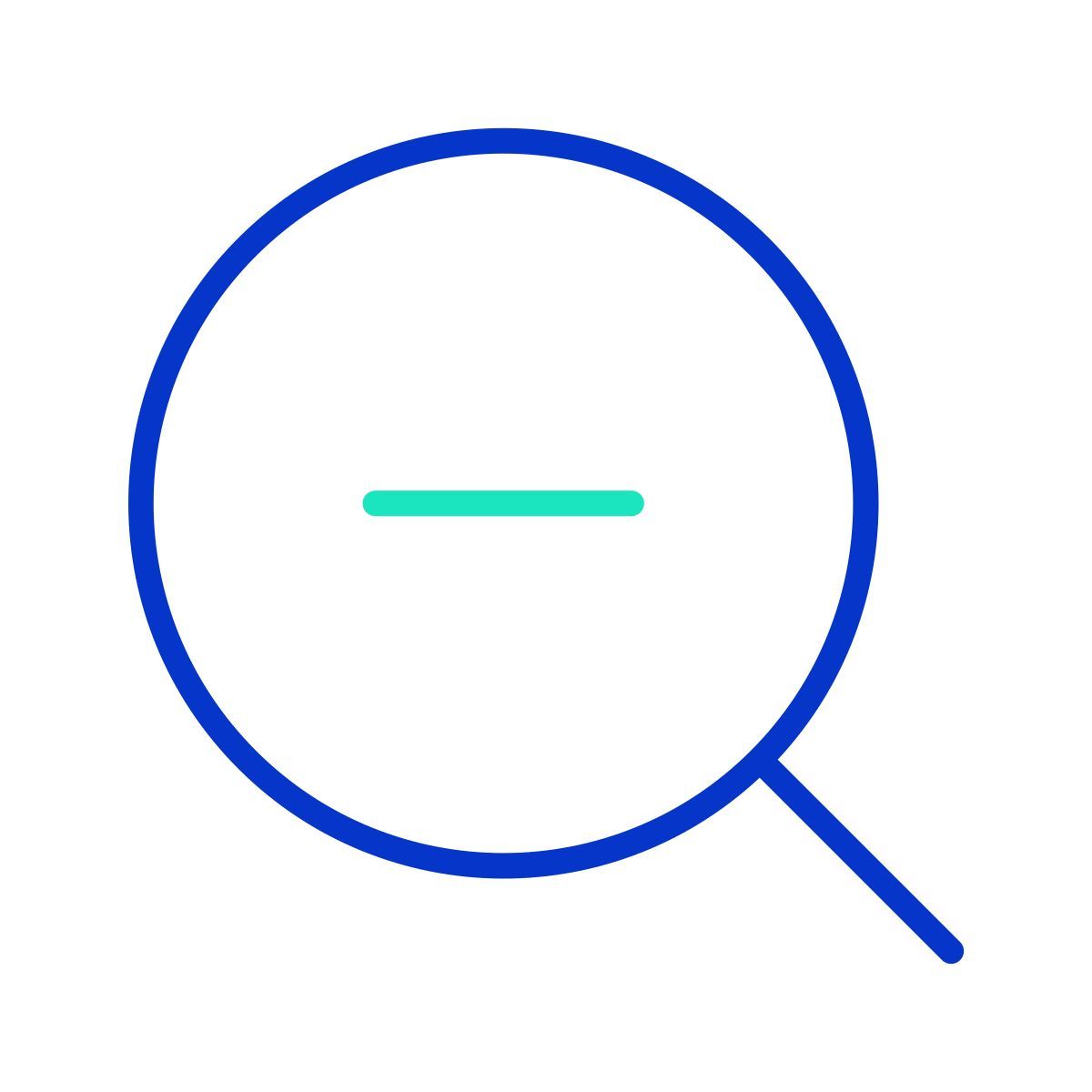 zoom out icon