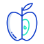 external apple-fruits-and-vegetables-icongeek26-outline-colour-icongeek26 icon