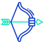external bow-and-arrow-hunting-icongeek26-outline-colour-icongeek26 icon