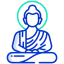 external buddha-buddhism-icongeek26-outline-colour-icongeek26 icon