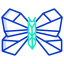 external butterfly-origami-icongeek26-outline-colour-icongeek26 icon