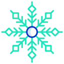 external Snowflake-snowflakes-icongeek26-outline-colour-icongeek26-24 icon