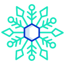 external Snowflake-snowflakes-icongeek26-outline-colour-icongeek26-26 icon
