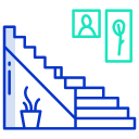 external Staircase-interior-icongeek26-outline-colour-icongeek26 icon