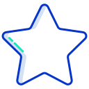 external Star-geometry-shapes-icongeek26-outline-colour-icongeek26 icon