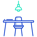external Study-Table-interior-icongeek26-outline-colour-icongeek26-2 icon