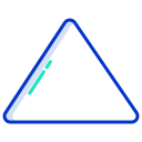 external Triangle-geometry-shapes-icongeek26-outline-colour-icongeek26 icon