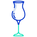 external Tulip-Glass-bar-glasses-icongeek26-outline-colour-icongeek26 icon