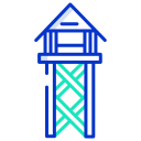 external Watch-Tower-medieval-architecture-icongeek26-outline-colour-icongeek26 icon