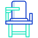 external Wooden-School-Chair-school-icongeek26-outline-colour-icongeek26 icon
