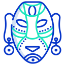 external african-mask-museum-icongeek26-outline-colour-icongeek26 icon