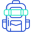 external backpack-travel-accessories-icongeek26-outline-colour-icongeek26 icon