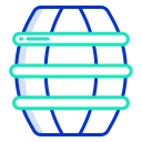 external barrel-wild-west-icongeek26-outline-colour-icongeek26 icon