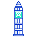 external big-ben-landmarks-icongeek26-outline-colour-icongeek26 icon