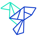 external bird-origami-icongeek26-outline-colour-icongeek26 icon