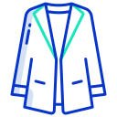 external blazer-women-fashion-icongeek26-outline-colour-icongeek26 icon