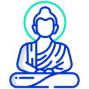 external buddha-buddhism-icongeek26-outline-colour-icongeek26 icon
