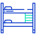 external bunk-bed-furniture-icongeek26-outline-colour-icongeek26 icon